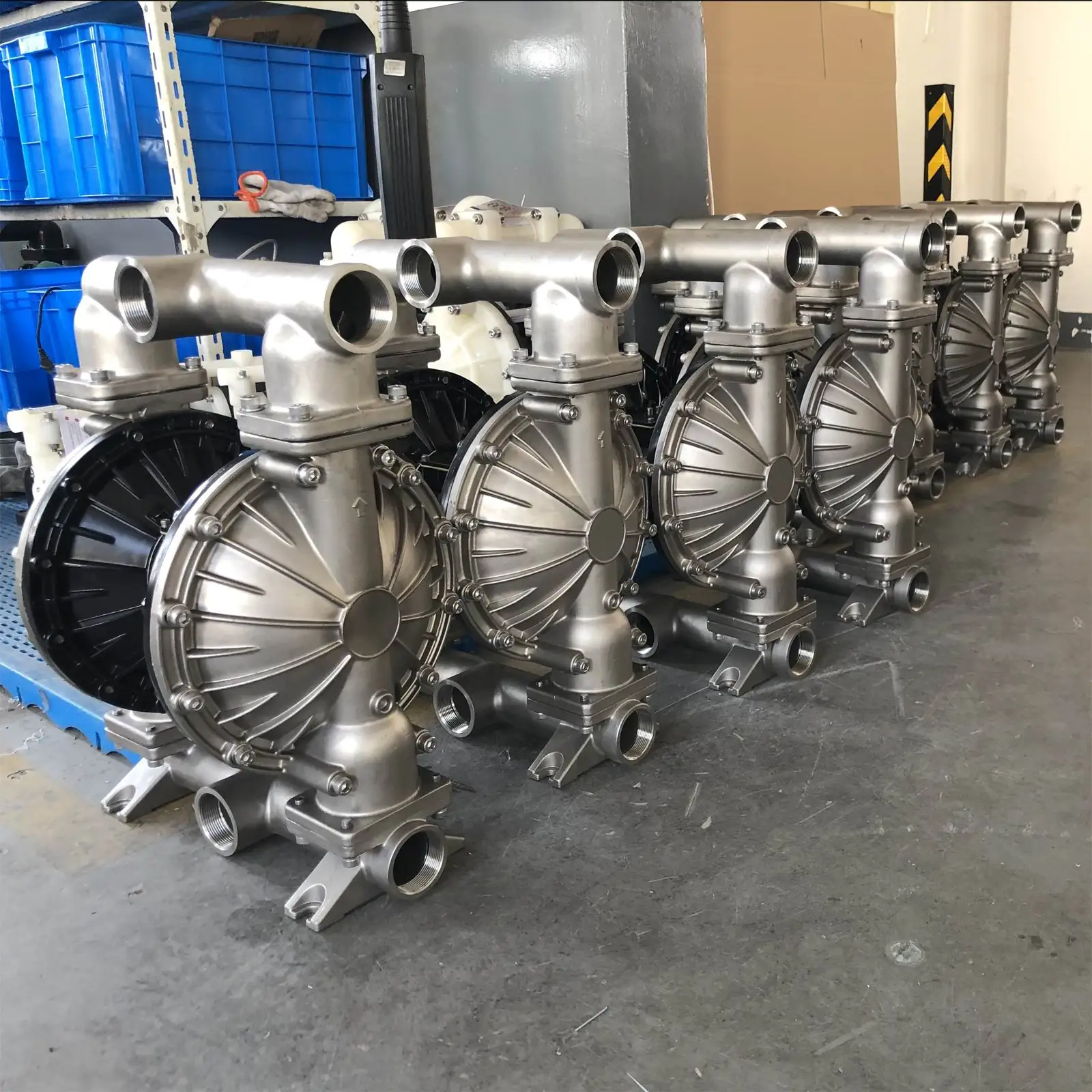 Compressed air Drive Operated Dry Powder Sand Starch Transfer Delivery Diaphragm Pump
