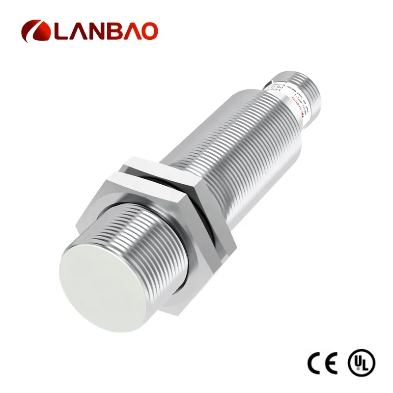 For LANBAO LR18X Series M12 Inductive Proximity Sensor Switch CE Approved DC Voltage Sensor