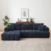 Left Chaise Blue