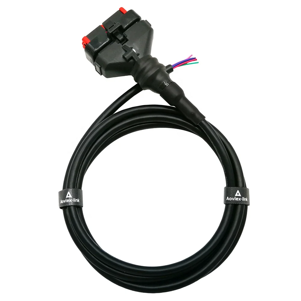 Custom Ecu Car Wire Harness 7761641 35p Connector Rectangular Car Ecu