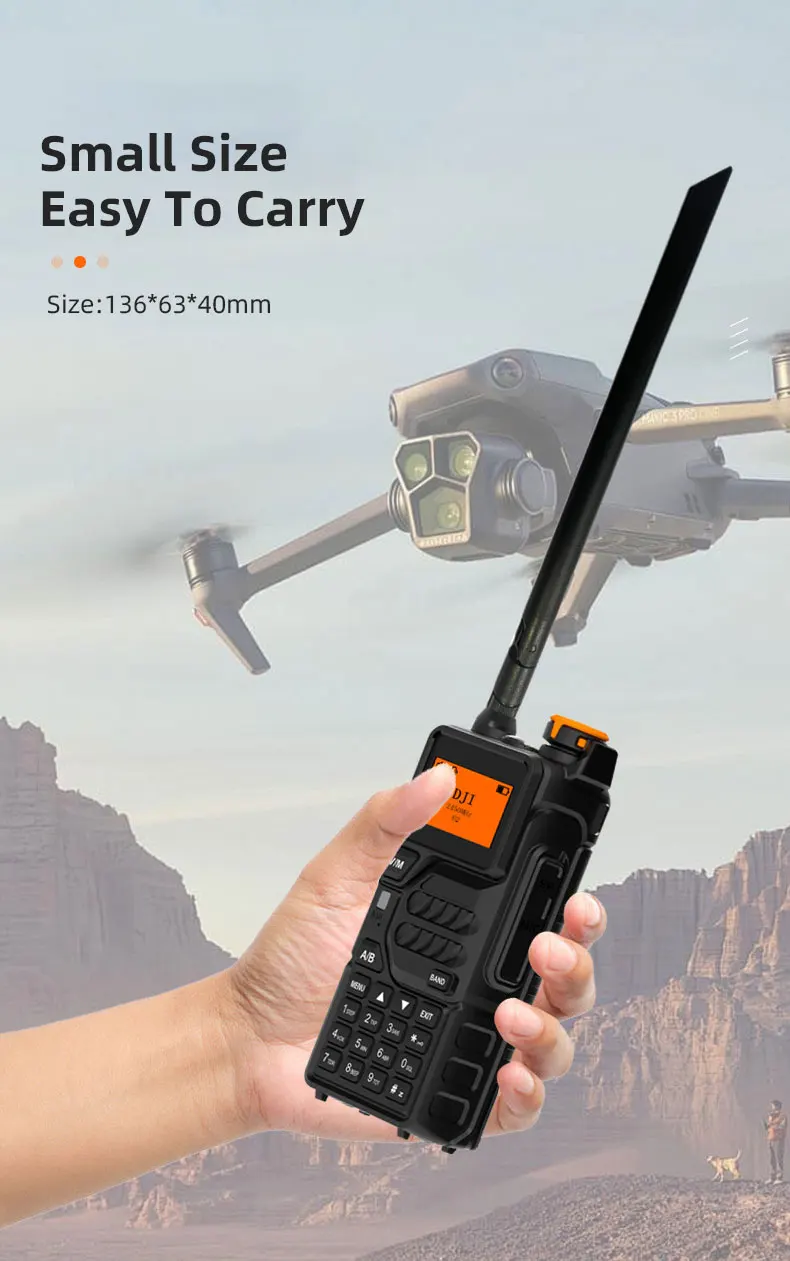 Identify DJI FPV UAV Detection Portable Handheld Ultra-wide Full-Band ...