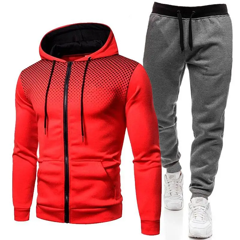 Running Sports Plus Size Training Jogging Wear Mens Jogging Suit Set ...