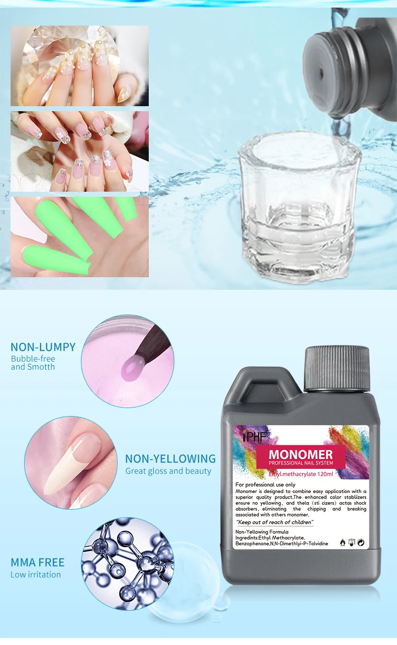 500ml Nail Liquid Monomer Wholesale Ema Monomer Private Label Nail