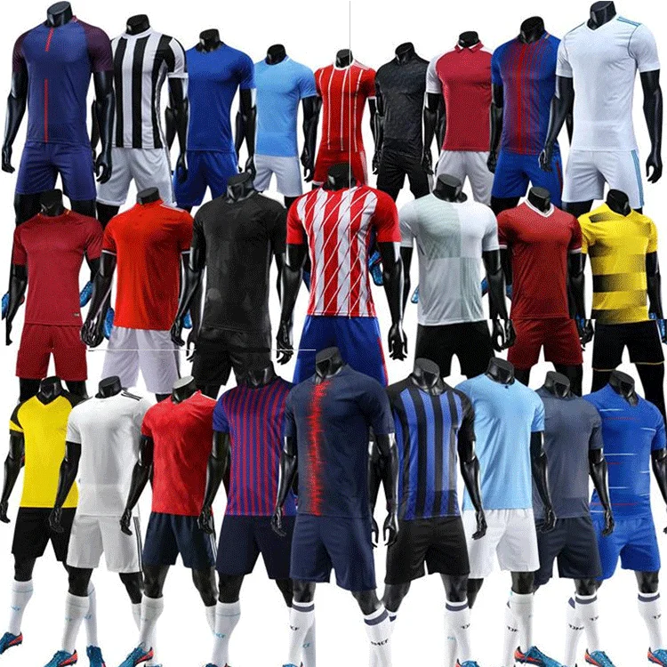 Cheap Blank Soccer Jersey Football Shirt Team Wear Uniform Custom Logo
