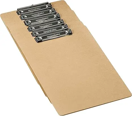 Custom A5 A6 A3 Plastic Metal Wooden Wood Acrylic Blank Sublimation Foldable Mdf Clip Board Clipboard with Storage