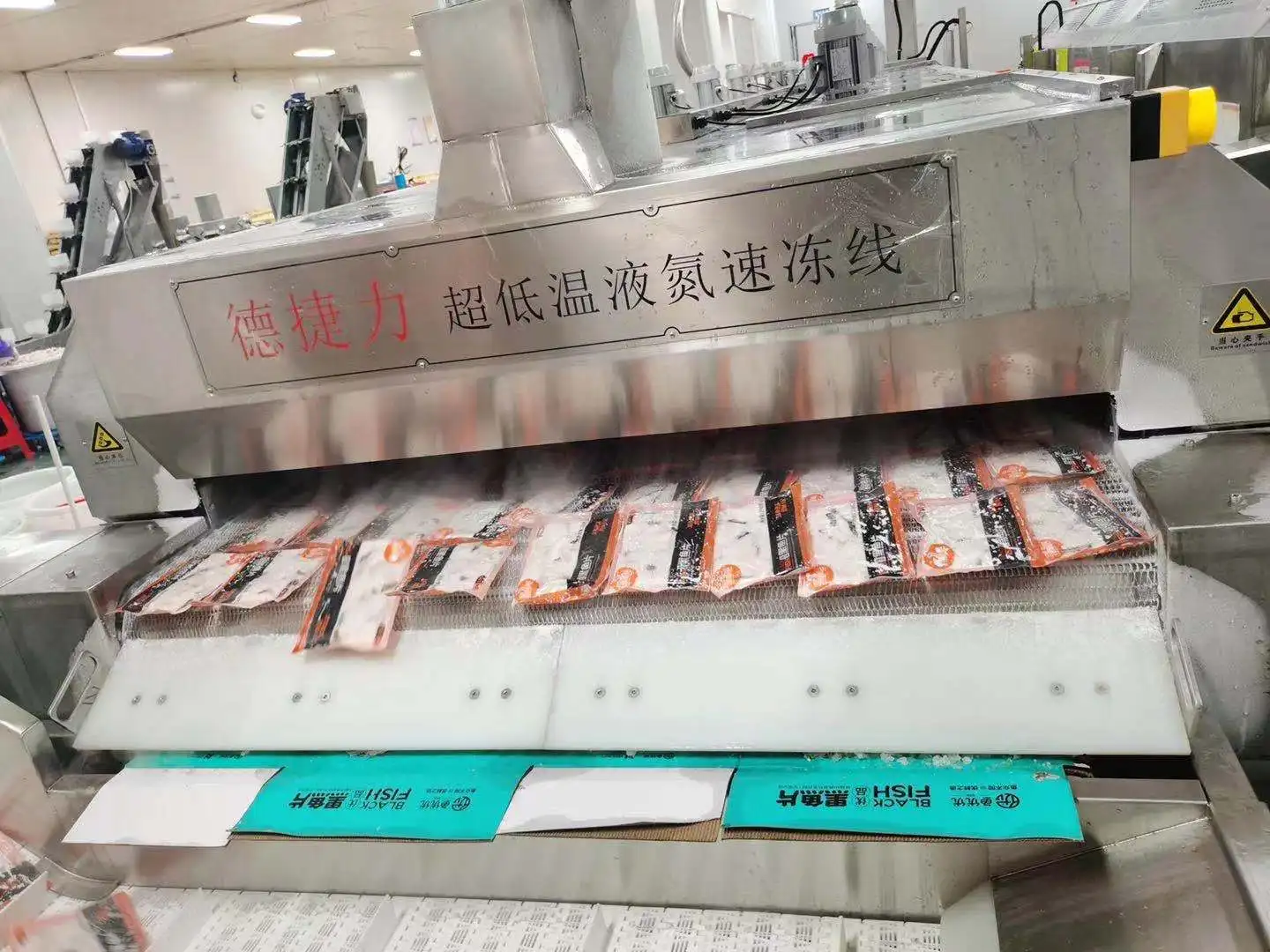 DJL Iqf Tunnel Freezer Tunnel Freezer Machine for Factory Processing Line Customer Favorite Instant Freezer