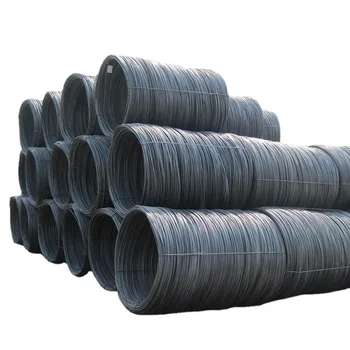 Hot Sale Q195 Q235 SAE1008 SAE1006 Hot Rolled Wire Rod Coiled Reinforced Bar High Strength 5.5mm 6.5mm 8mm Carbon Steel Wire