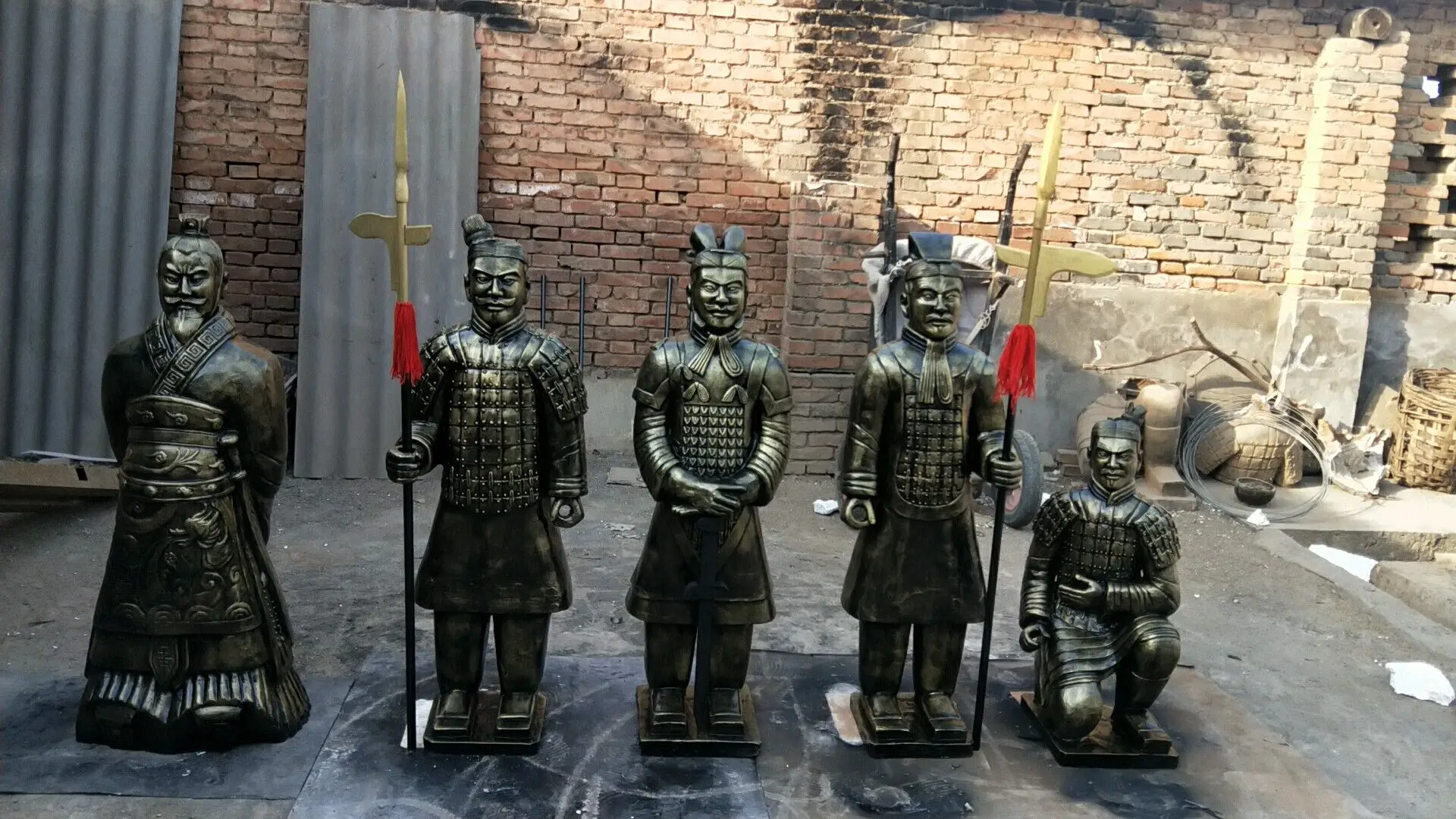 中国のアンティーク彫刻皇帝秦テラコッタ戦士像等身大販売| Alibaba.com