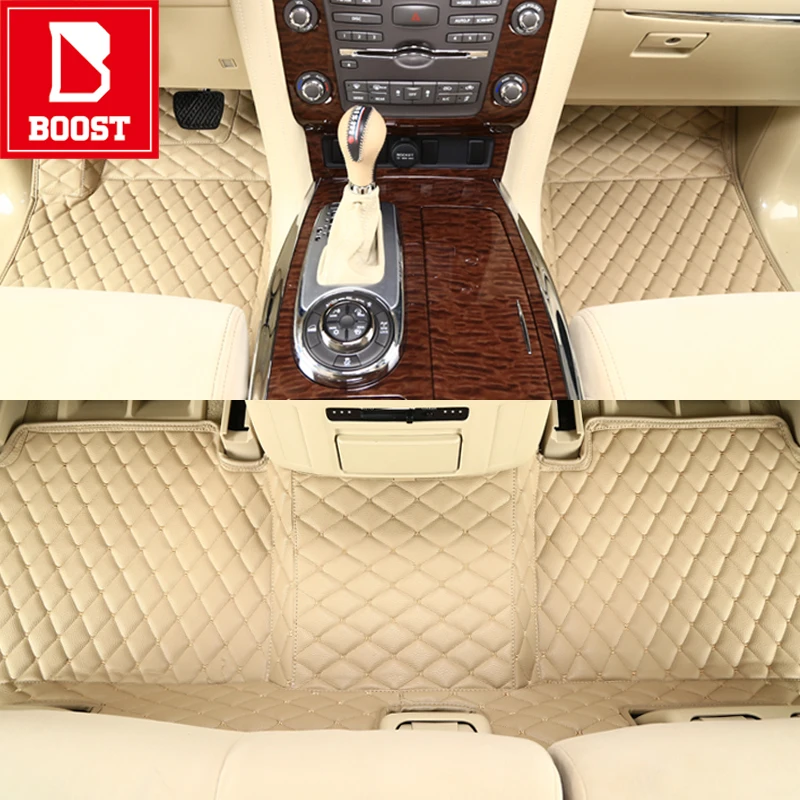 Водонепроницаемые коврики для Volvo XC90 2014-2017 автомобильные напольные с левым рулем