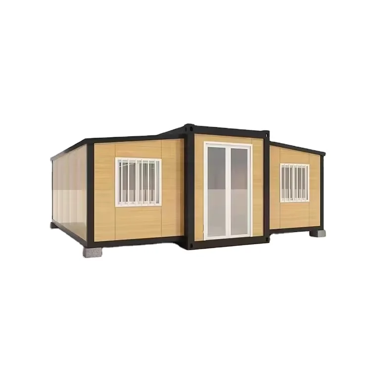 40ft steel structure wooden house garden bedroom beach scenery ...