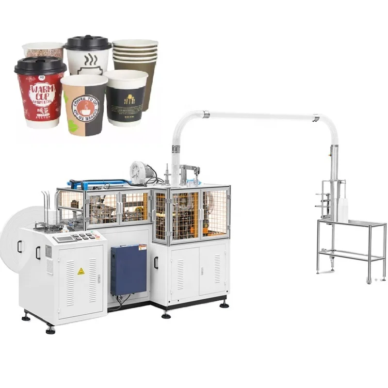 High Speed Automatic Paper Cup Making Machine Fully Complete Carton Cup Machine Disposable Coffee Paper Cup Machine MB-C12