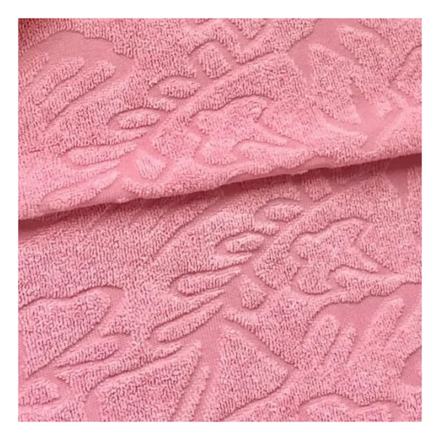 1116-2#Hot selling polyester knitted towel jacquard fabric