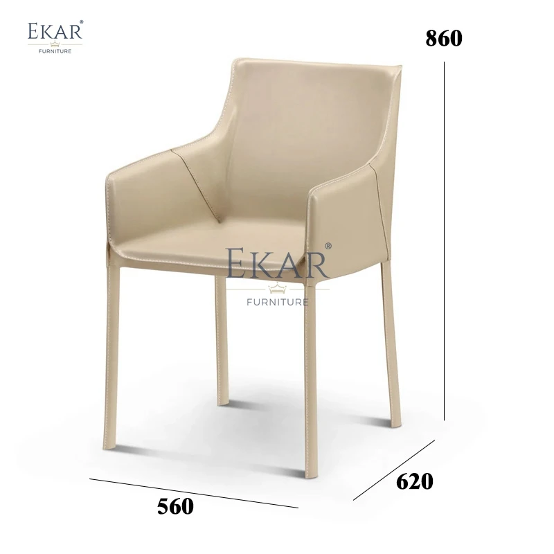 product modern dining chair with comfortable backrest and sleek design-65