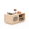Table basse de rangement en rotin lm