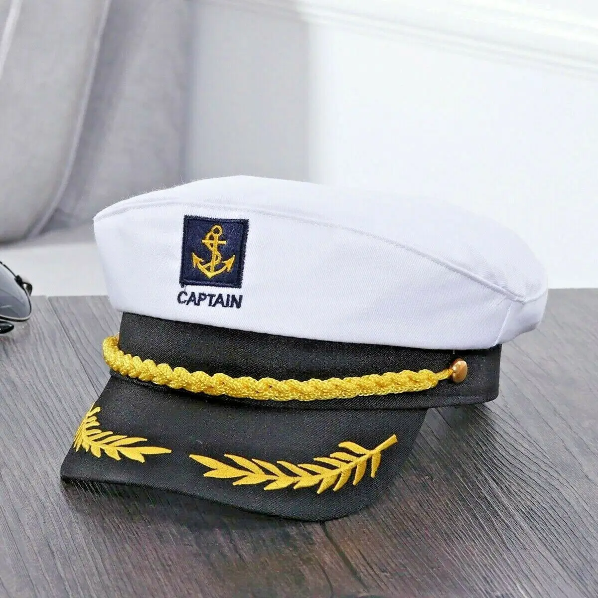 Hats Ship Sailor Captain Costume Hat Adjustable Navy Mens Winter