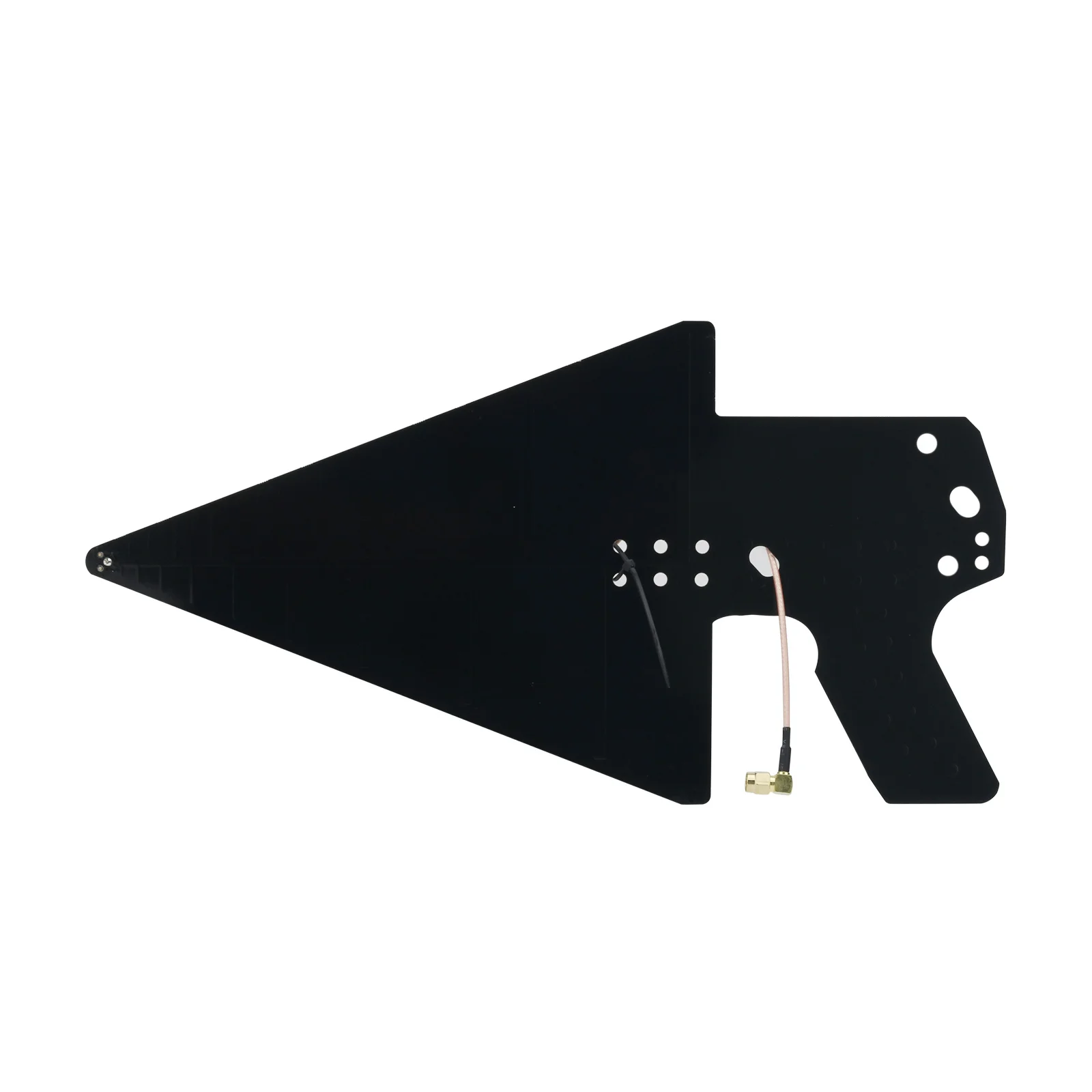 HT6 0.6-10GHz LPDA Log Periodic Antenna Wideband Test Antenna for Spectrum Analyzer Positioning for EMC Communication Antennas