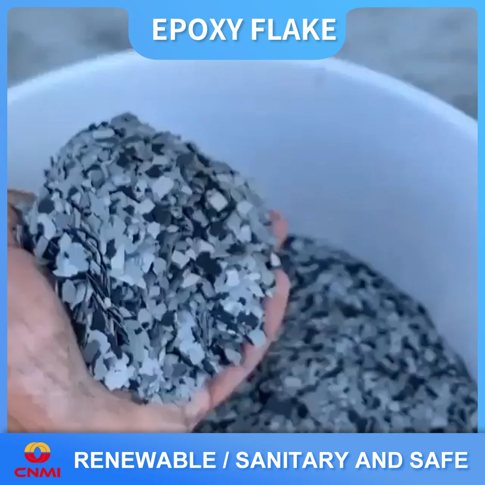 CNMI Decorative Epoxy Flake Colorful Epoxy Floor Flake Chips for Garage Flooring Many Colors to Choose