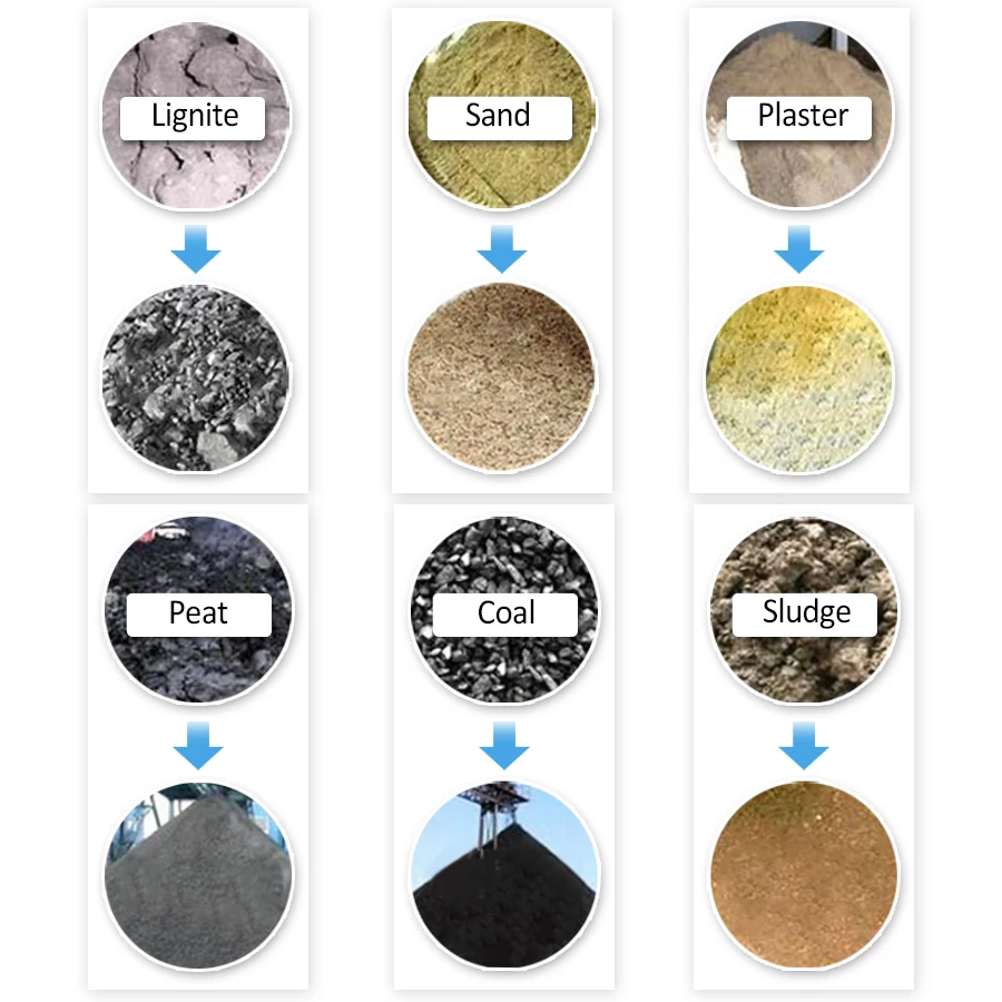 Спецификация опилок биомассы древесины Роторная сушилка машина для сушки сои глины Кокосовая сушилка машина