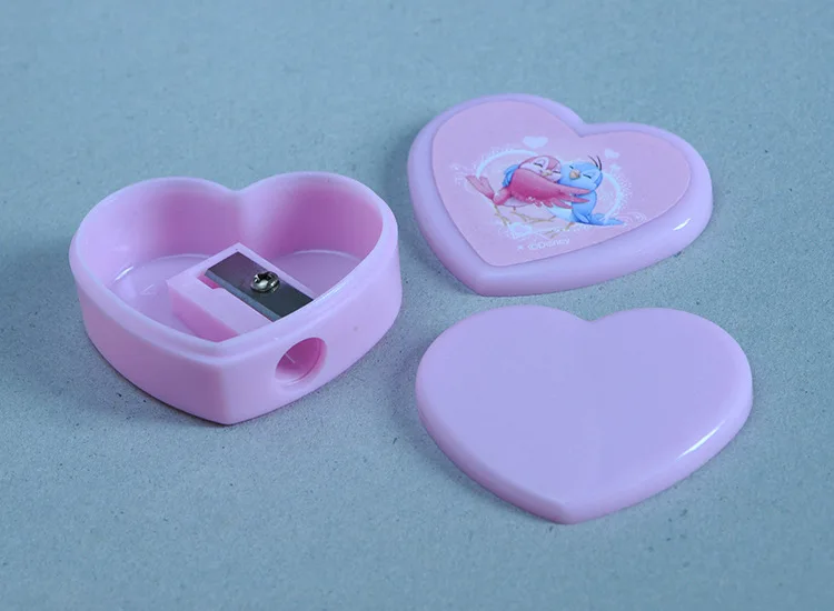 Ручная портативная точилка для карандашей в форме сердца