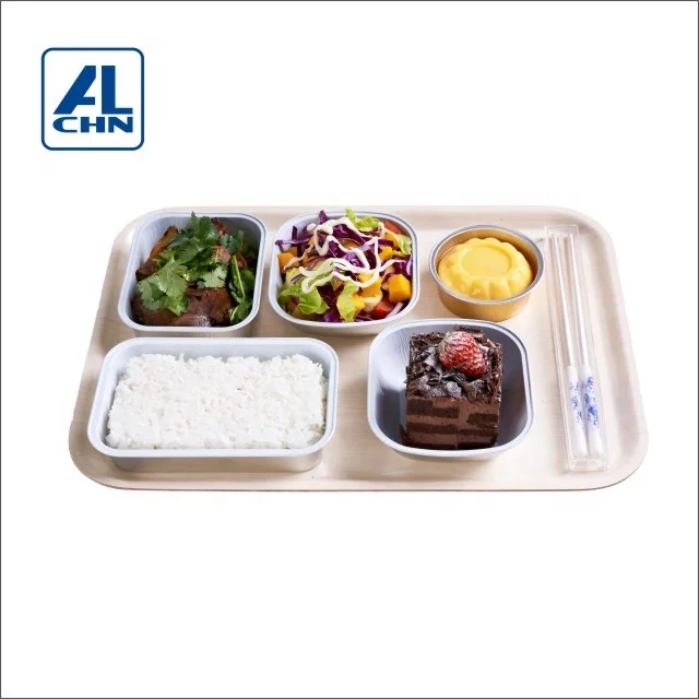 使い捨て航空飛行機機内400mLアルミホイル食品容器/食器フルーツパン 