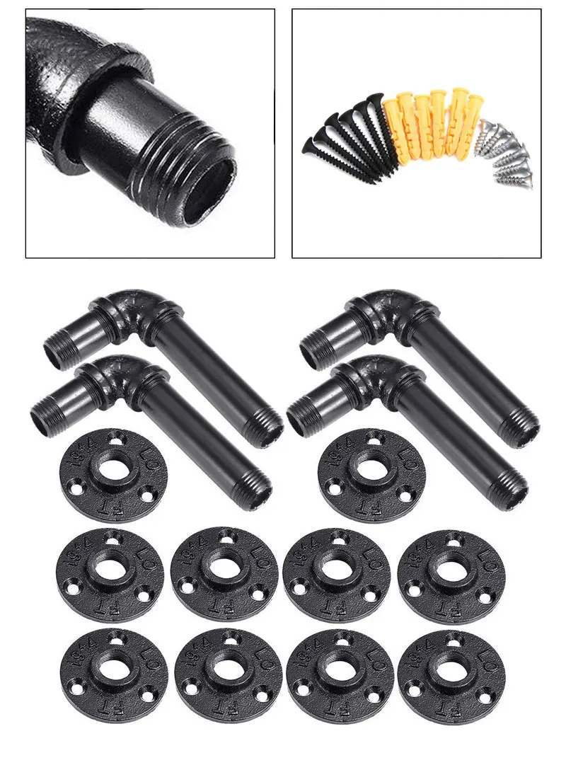 Cast Iron Adjustable Joist Hanger Support Wall Mounting Floating