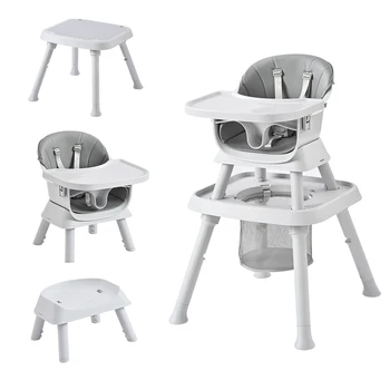 7 in 1 Seat Child Infant Belt Safety Feeding Kids Dining Portable Modern Free Baby High Chairs Plastic Chair