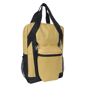 Multifunctional Convertible Backpack Tote Bag 300D Polyester Daypack with Multiple Pockets for Travel, School, Daily Use