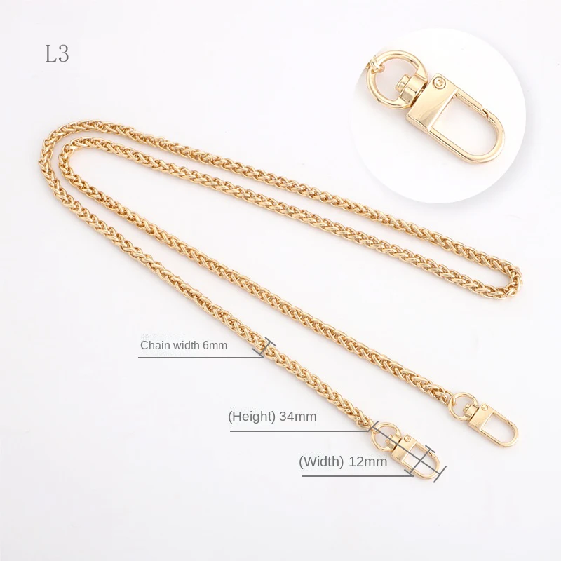 Wholesale Replacement Handbags Accessories with Women Shoulder Straps Chains  Metal Chains Metal Lanyards DIY bag Chain From m.