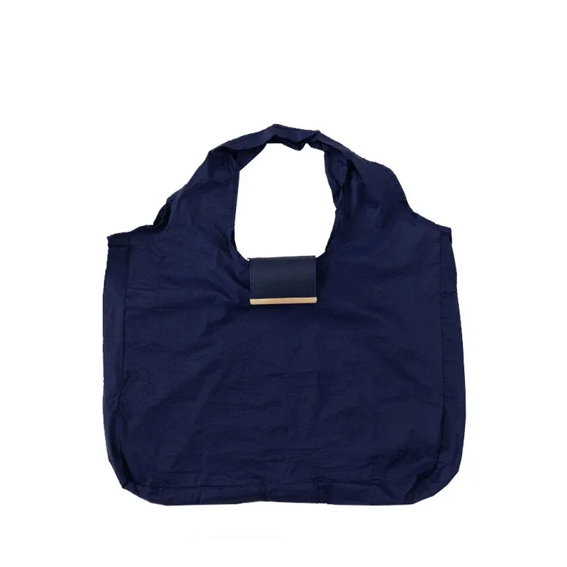 Custom New Portable Fashion Luxury Travel Daily Shopping Grocery Bag Easy Carry Foldable Keychain Tote Bag for Women
