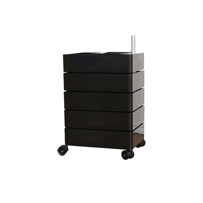 360 Degree Rotating Modern Plastic Storage Cabinet Sofa Side Simple  ABS Folding Organizer Living Room Bedroom