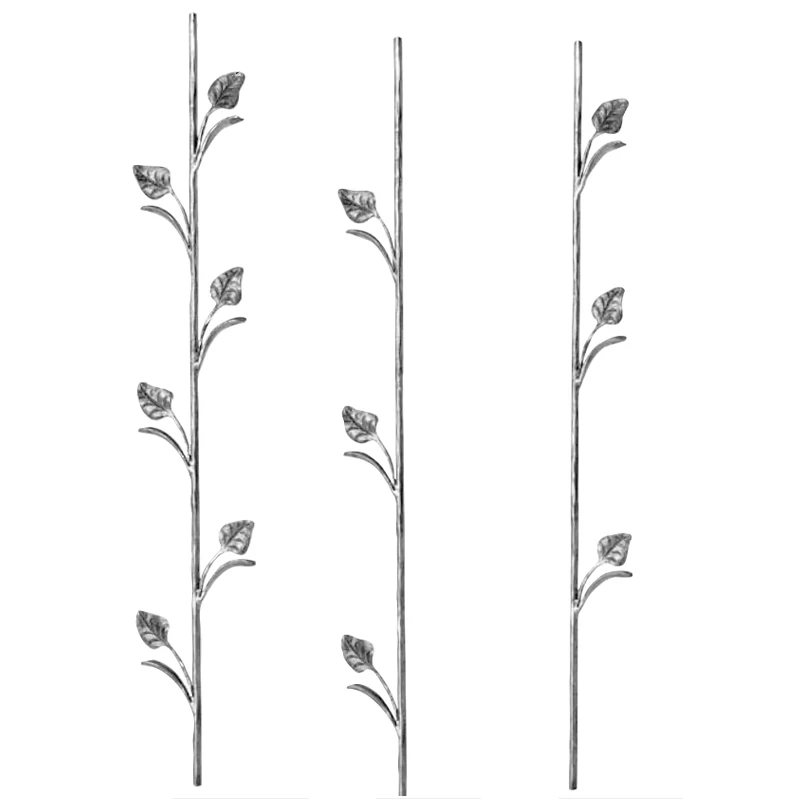 Forged Iron Balustrades Wrought Iron Tree Branch Decorative Metal Stair Pickets