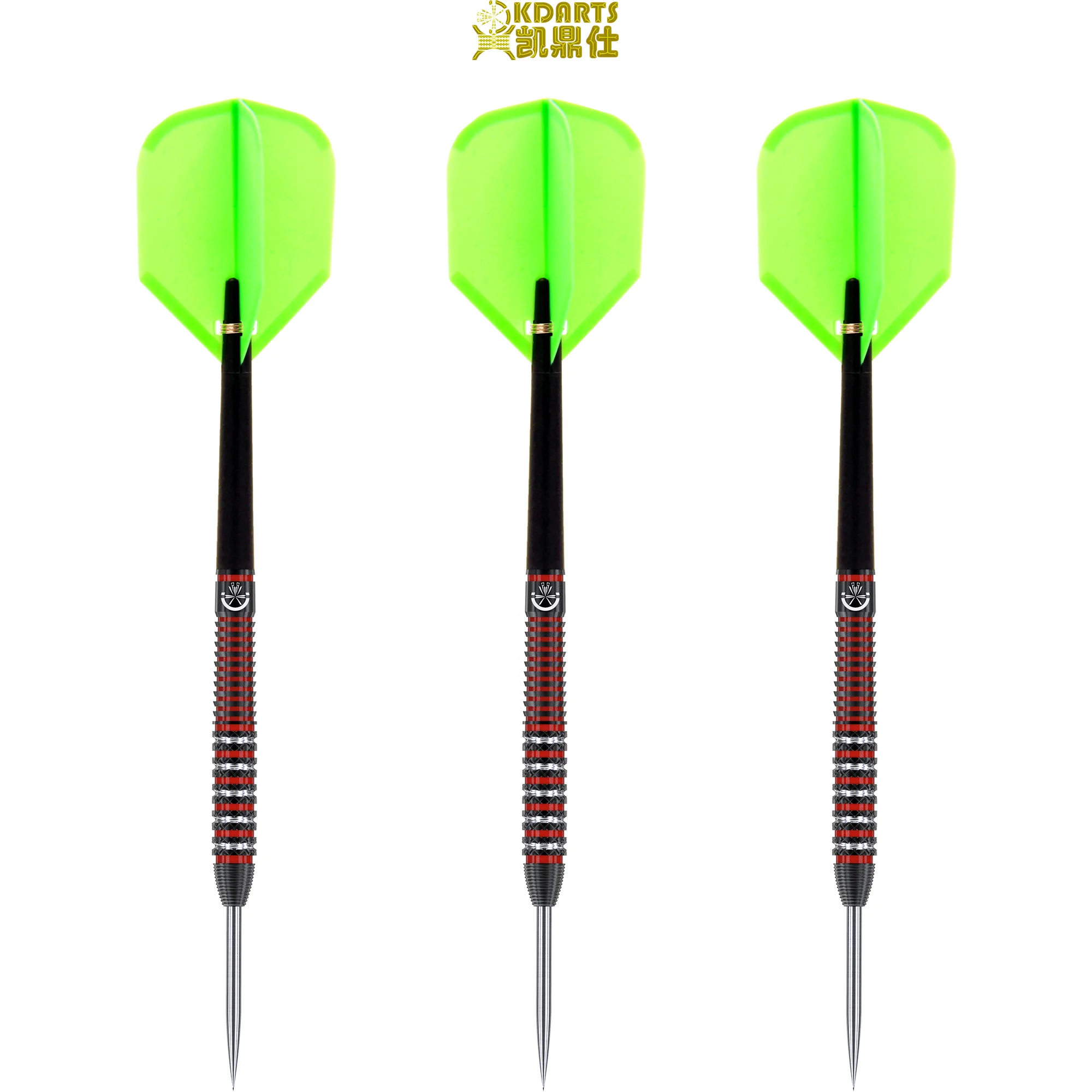 Китайская Фабрика PVD черное покрытие красные вольфрамовые стальные дротики