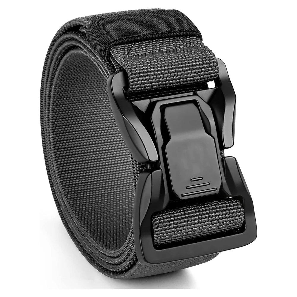 Lightweight Men High-quality Durable Tactical Belt Adjustable Wear-resistant Nylon Web Belt