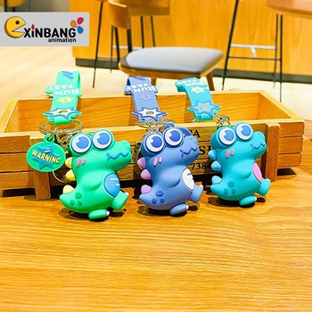 Wholesale creative and exquisite dinosaur figurines, keychains, pendants, car chains, backpacks, accessories, small gifts