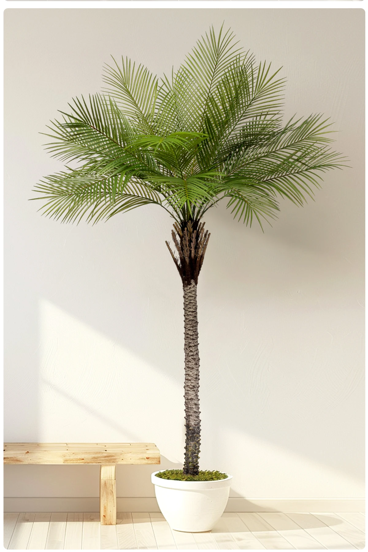 Coconut tree Palm tree 180cm/220cm/250cm/280cm stimulation indoor/outdoor hotel decorative artificial plants factory