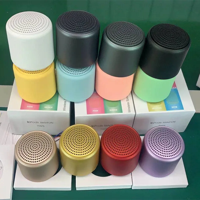
Дропшиппинг новое поступление 2021 портативный динамик беспроводной двойной tws подключение колонки для продажи открытый подарок для вечеринки колонки 