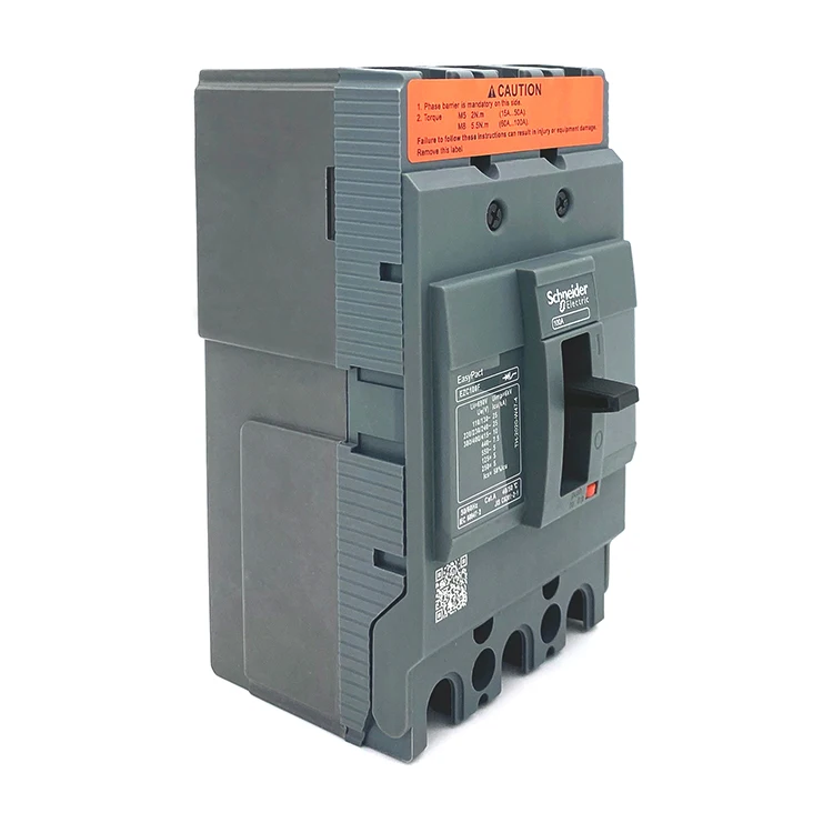 MCCB New Model Merlin Gerin 75A 80A 100A EZC100F Easypact EZC Molded case Circuit Breaker