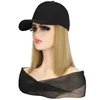 Casquette noire à visière 22t