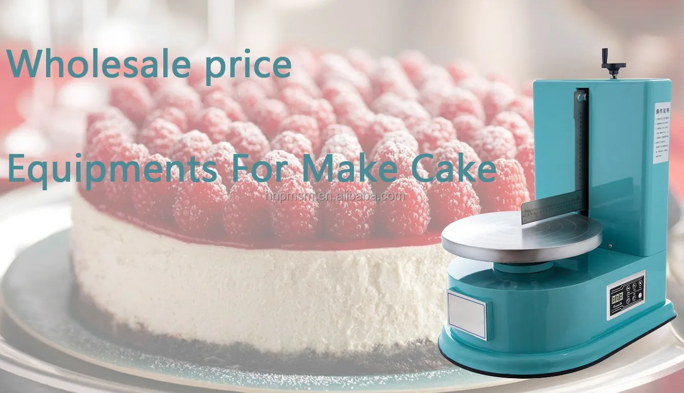 Cake Cream Coating Filling Machine Shop Wedding Cake Icing Smoother