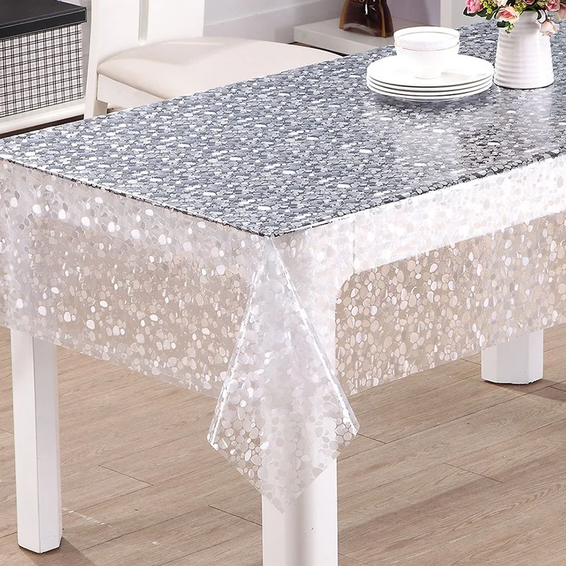 RNPT 3D Transparent PVC Table Cloth  TC 152  Newly Designs of 3D PVC Table Cover