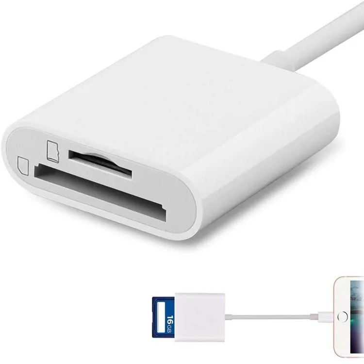 2 в 1 SD TF кардридер для iphone