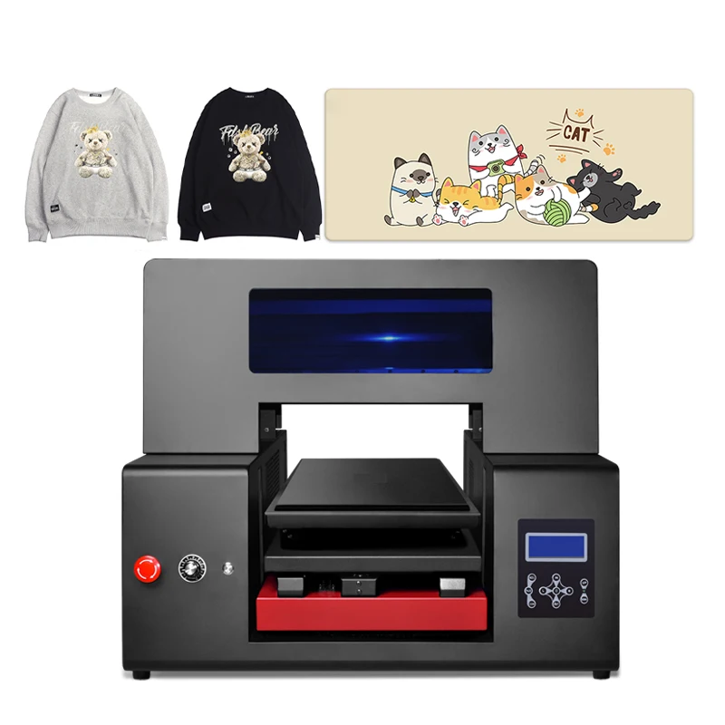 Automatic Flatbed UV Printer Machine for T-Shirts and Socks New Condition Factory Price Digital Print