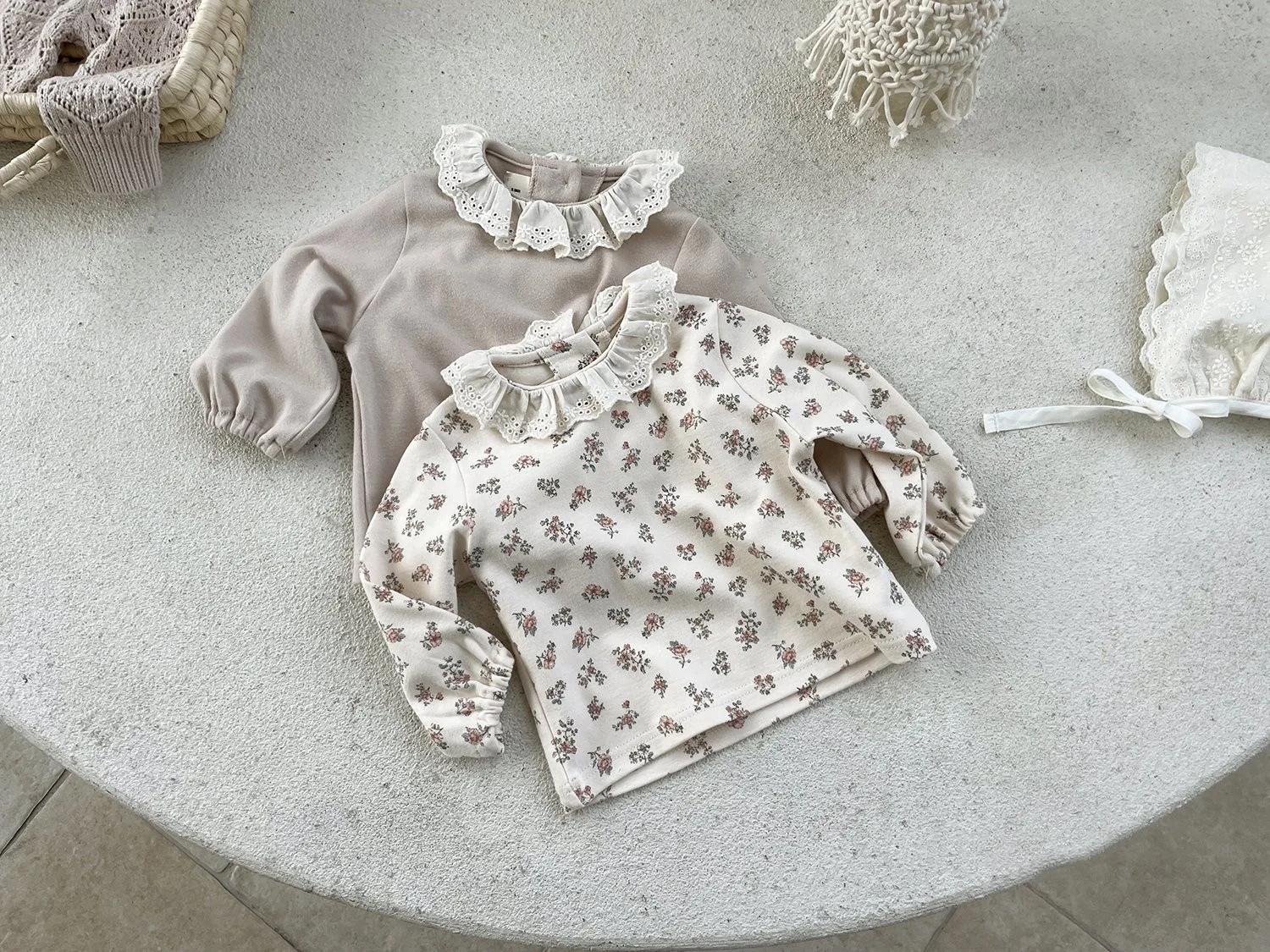 Весенние укороченные топы с длинным рукавом, современные детские топы из органического хлопка с цветочным принтом, рубашки