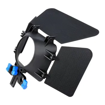 Yelangu M1 Camera Shade for All SLRS and Home DV Cameras Lens Hood Follow Focus Matte Box detail image