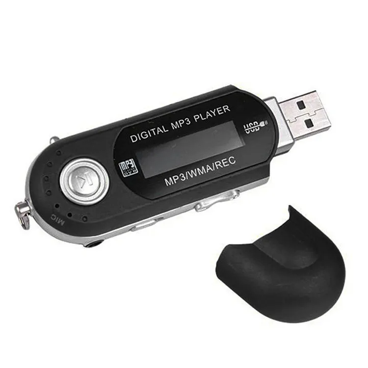 新型デジタルMP3プレーヤー USB充電ポート搭載・防水クリップ付き