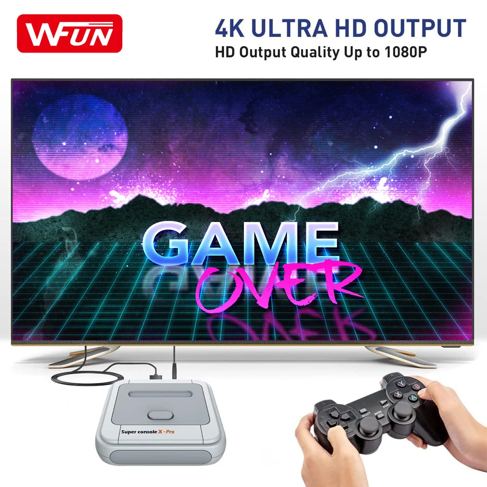 Super Console X Pro Retro Game Console - 30,000+ Built-in Games
