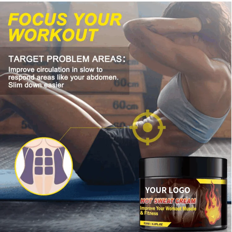
 Крем от пота, крем для сжигания жира, для похудения, формирования живота, усилитель для тренировок, гель для бедер, ног, живота, рук, ягодиц, целлюлита  