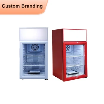 MEISDA SC40B Mini Beverage Fridge - 40L Display Cooler for