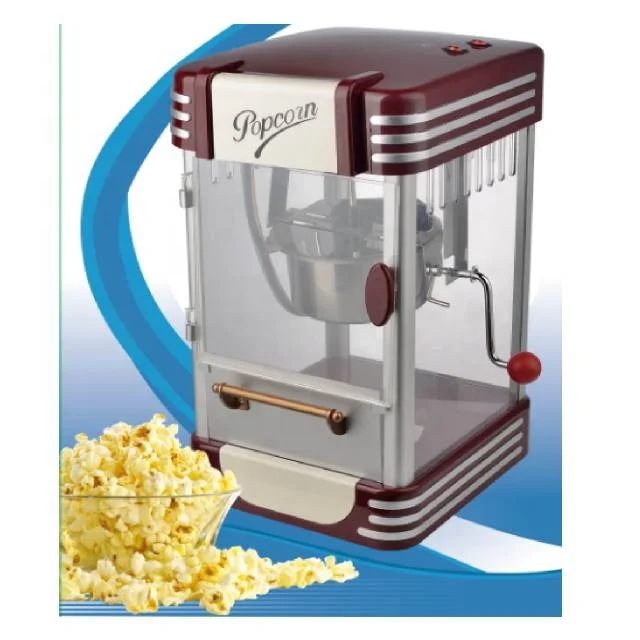 Electric Automatic Flavored Popcorn Maker Plastic Hot Air Popper for Household Use
