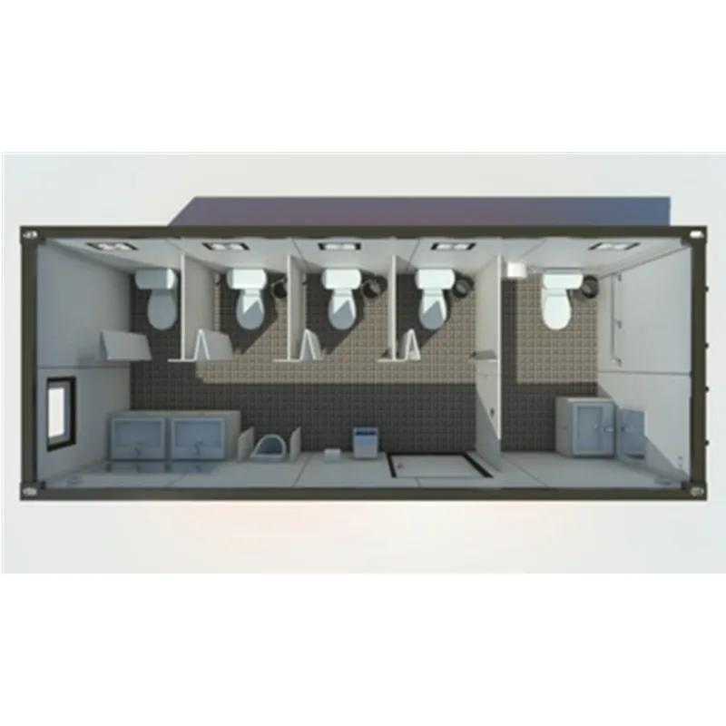 20 feet container with toilet-factory price